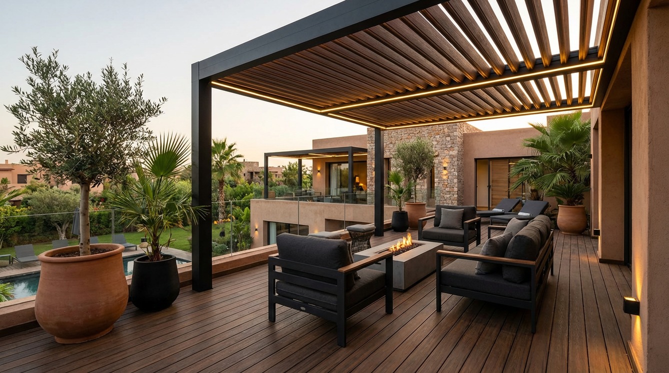 Pergola bioclimatique