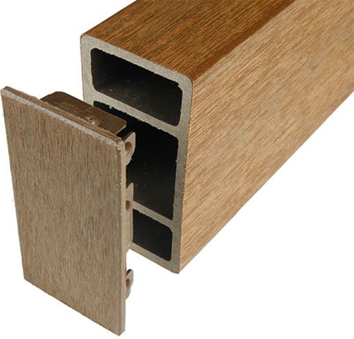 Poteau composite & capuchon de finition