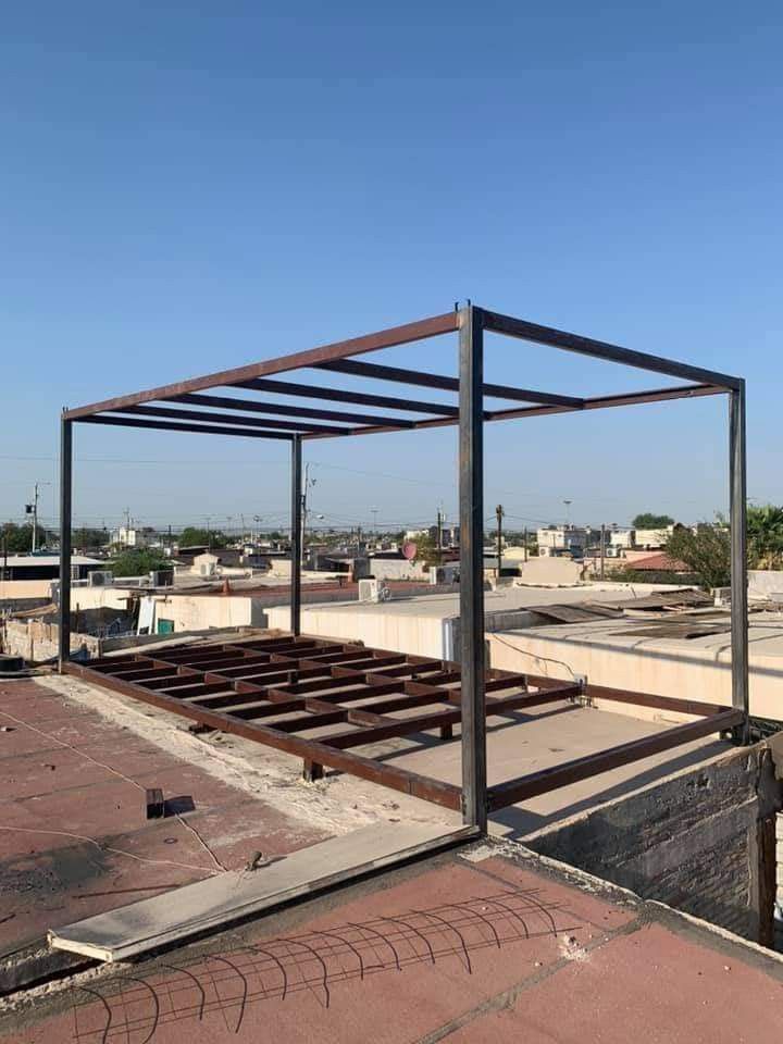 Ossature de terrasse sur toit