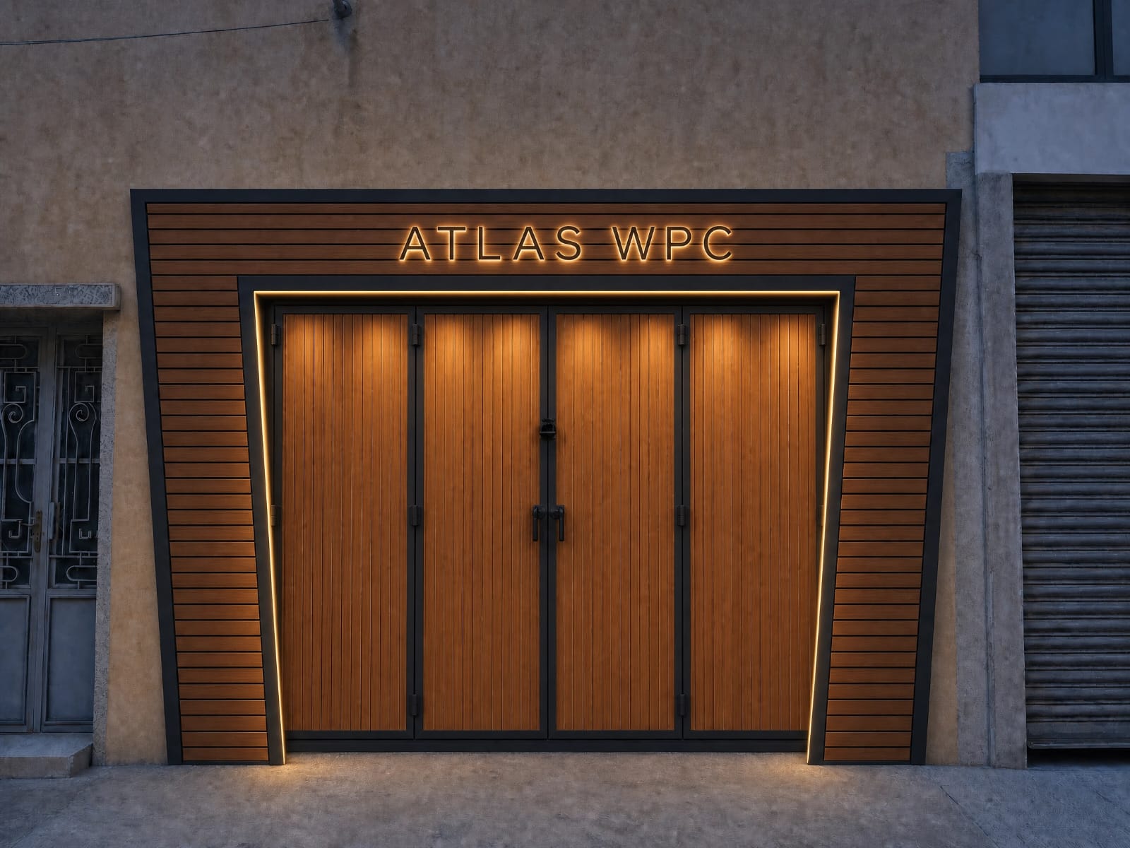 Habillage de façade & enseigne LED