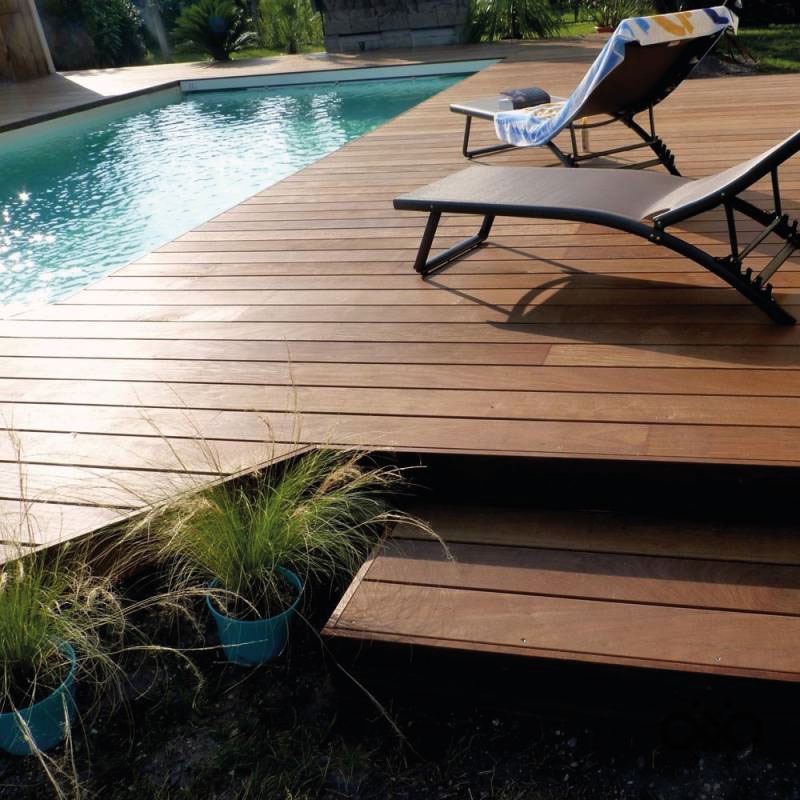Terrasses de piscine en WPC