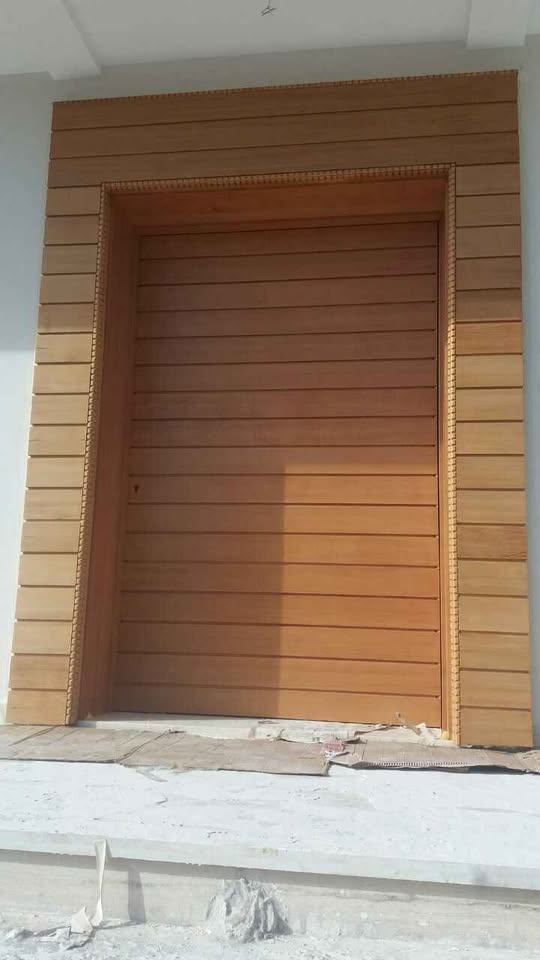 Porte de garage & encadrement WPC