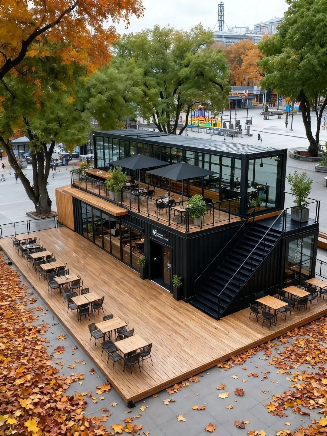 Kiosque & terrasse professionnelle
