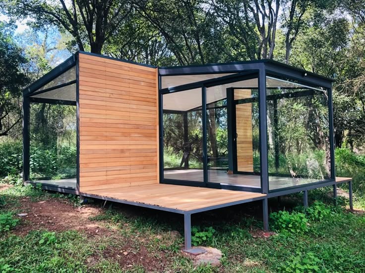 Studio vitré en pleine nature